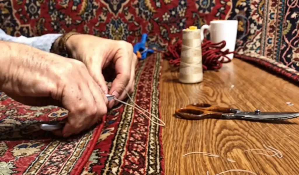 Arranger un tapis en gardant sa texture originale