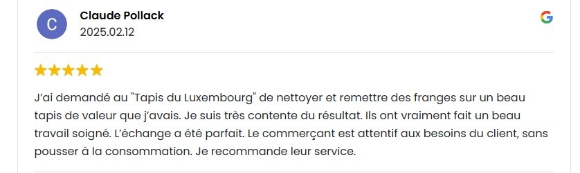 Cas concret - Prolonger la vie de votre tapis