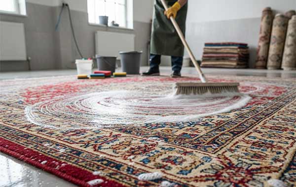 Lavage artisanal et solution de nettoyage pour tapis