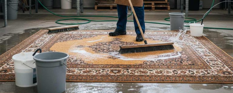 Lavage de tapis maison