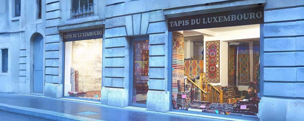 Magasin de tapis à Paris