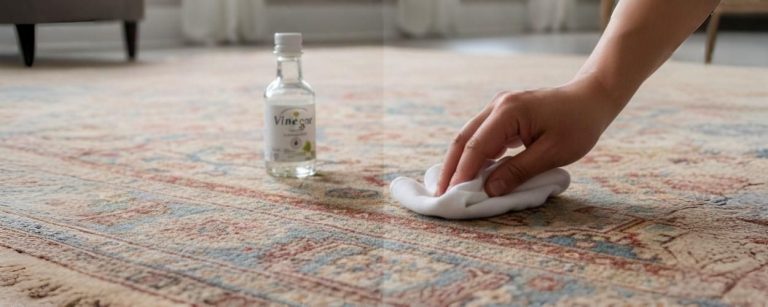 Réparation Tapis - Franges, lavage, lisières, trous... Nettoyage de tapis en laine au vinaigre blanc