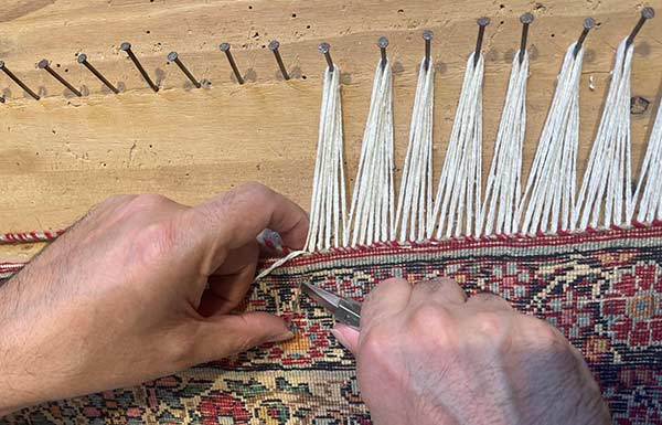 Remplacement mécanique des franges