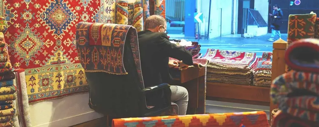 Restauration de tapis des années 80