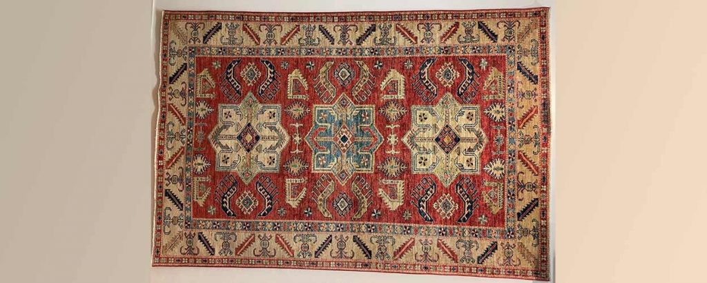 Restauration de tapis kazak