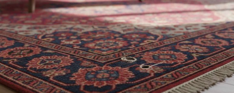 Restaurer un tapis mité