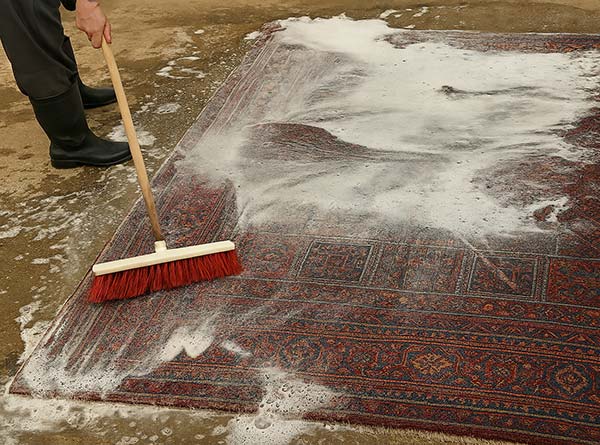 Service de nettoyage de tapis en laine