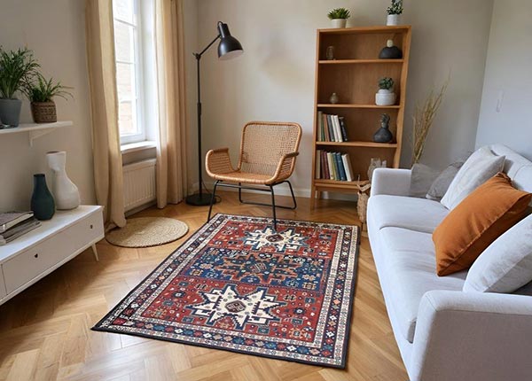 Tapis de salon oriental : quel style convient à votre décoration ? Tapis de salon aux couleurs vives