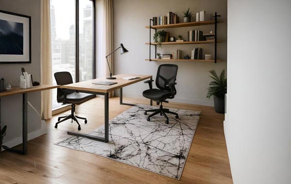 Comment bien choisir un tapis en laine et soie pour son intérieur ? Tapis en laine et soie pour un bureau