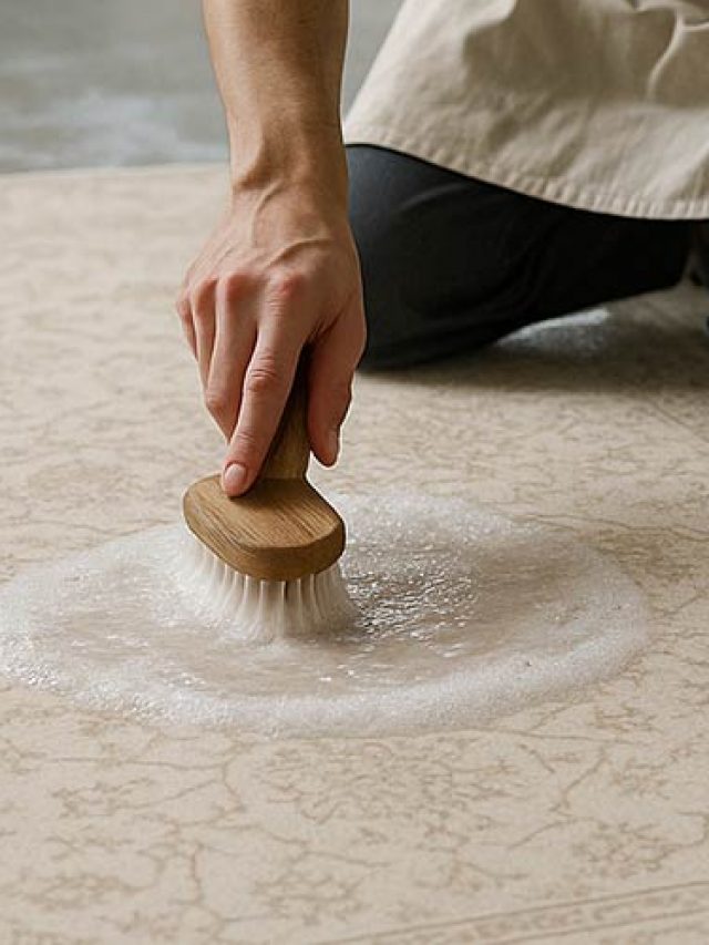 Nettoyer un tapis persan blanc