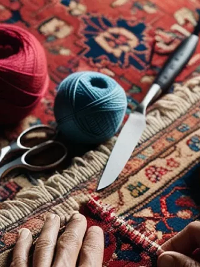 Restauration de tapis d'orient