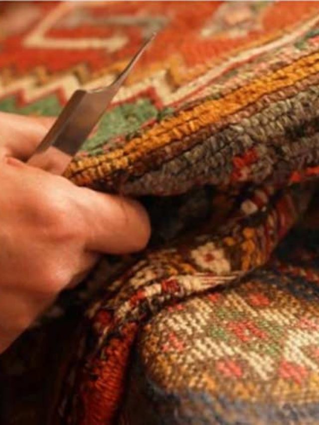 Restaurer un tapis iranien ancien
