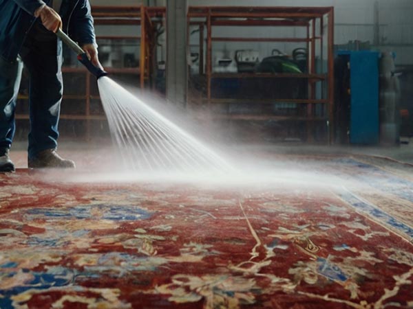 Laver un tapis à grande eau : bonne idée ou erreur fatale ? Lavage de tapis à grande eau