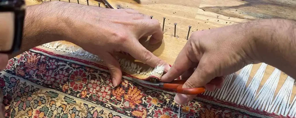 prix de la restauration d'un tapis